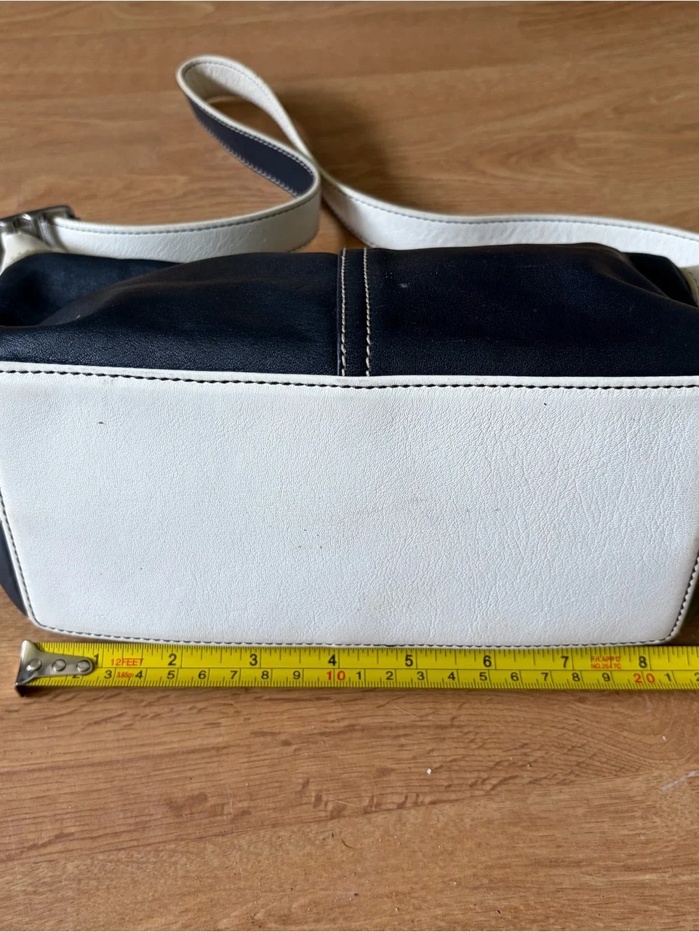 Vintage Y2K Coach Legacy Demi Hobo leather navy shoulder bag